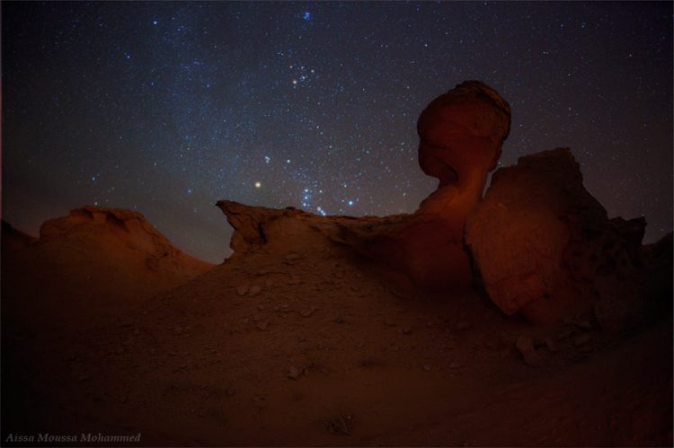 Orion from Desert