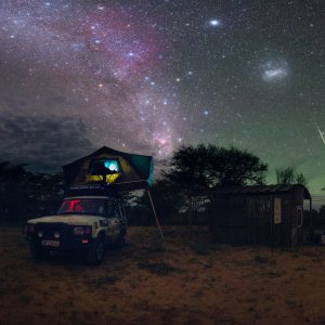 The Calm Geminid Night in Namibia