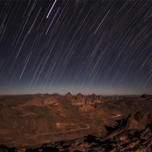 Startrails over Assekrem