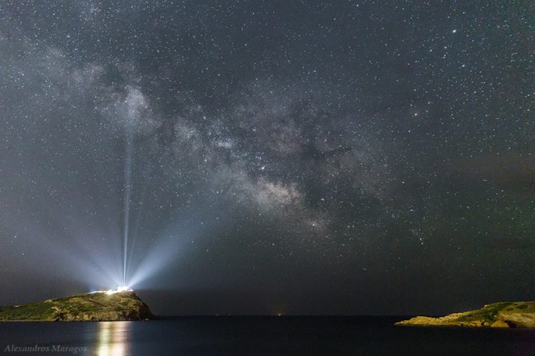 Milky Way and the Temple