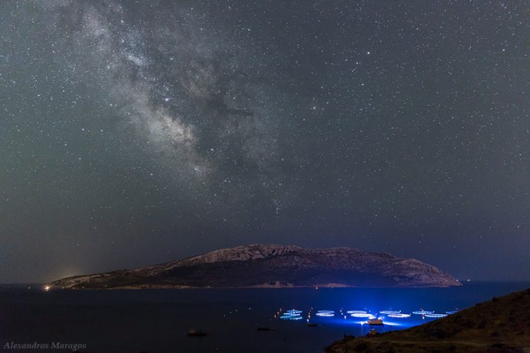 The Milky Way, 60km South of Athens