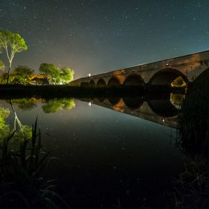 Nine-holed Bridge by Night