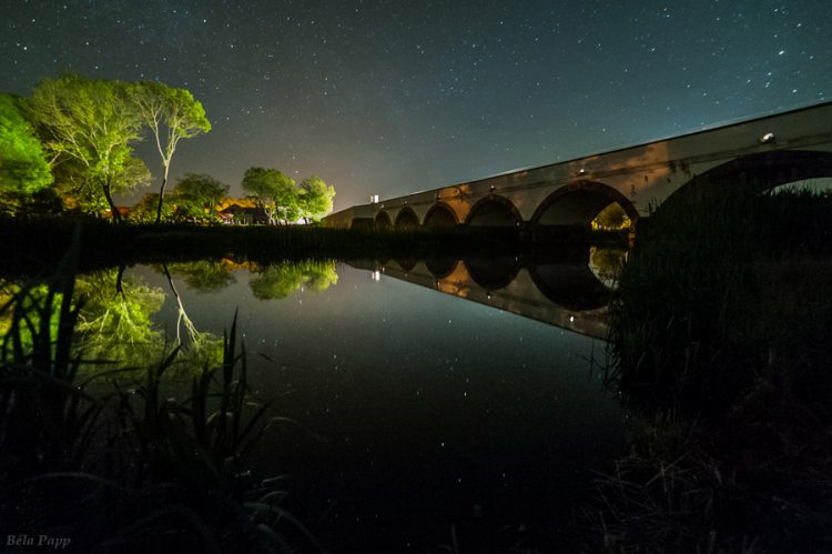 Nine-holed Bridge by Night
