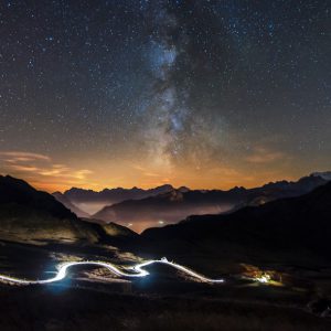 Light River in the Heaven and on Earth