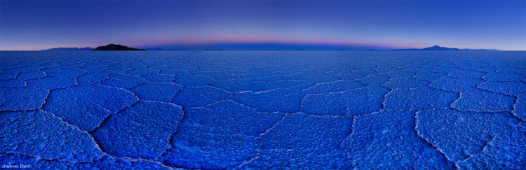 Earth Shadow from the Salar de Uyuni