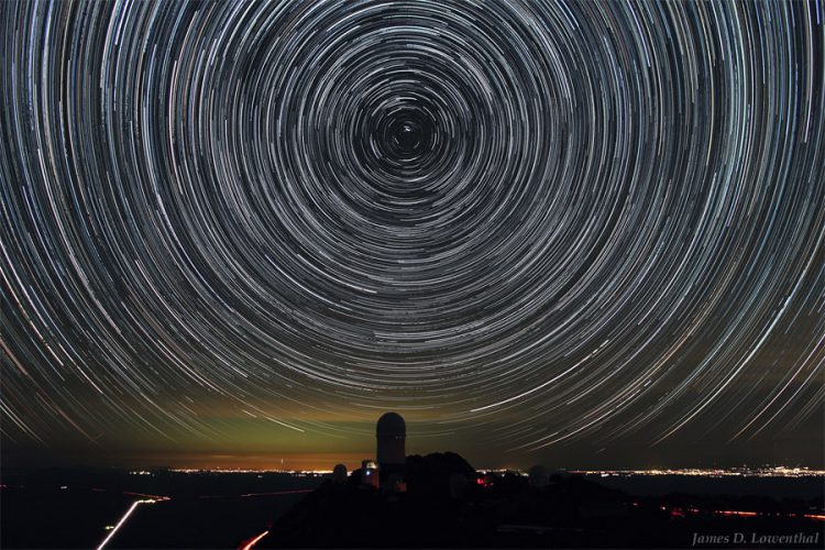 Star Trails Over Kitt Peak