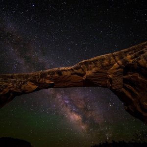 Milky Way through Owachomo Bridge