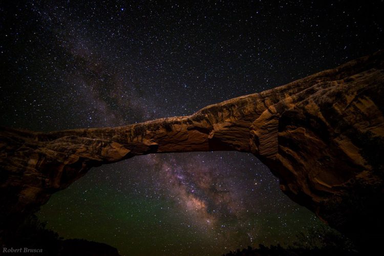 Milky Way through Owachomo Bridge
