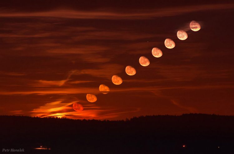 The Rising Red Moon