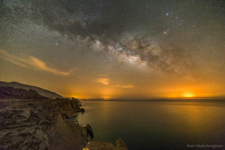 Milky Way over the Persian Gulf