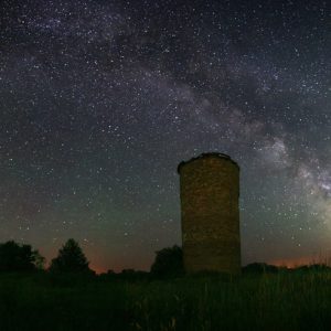 A June Night at the Thrown Tower