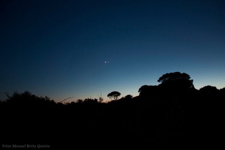 Jupiter and Venus conjunction