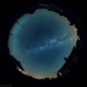 Milky Way and Airglow