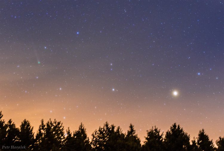 Comet Lovejoy in Rising Bootes