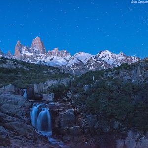 Night Sky over Fitz Roy Falls
