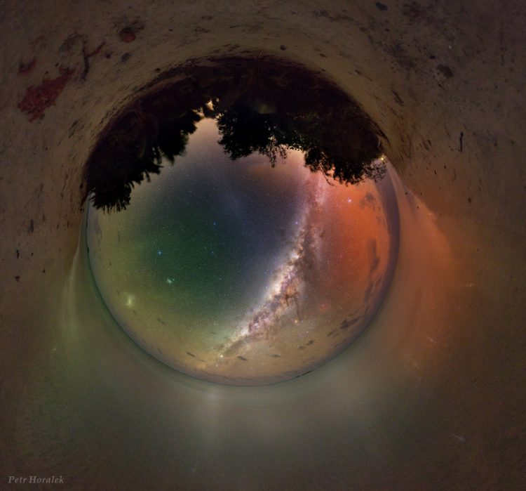 The Colorful Lagoon Reflection