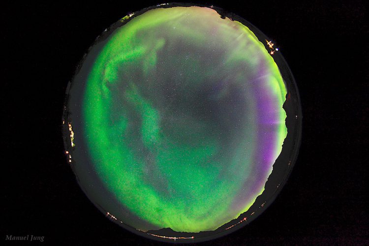 All-Sky View of Northern Lights