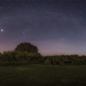 Night Sky from Desert