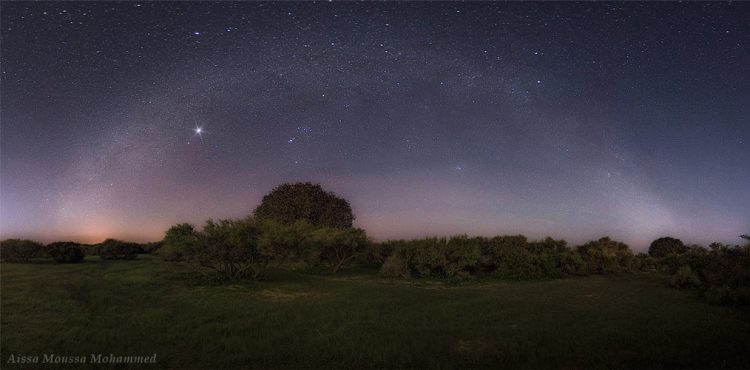 Night Sky from Desert