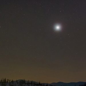 Venus and Comet Catalina