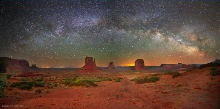 Monument Valley at Night