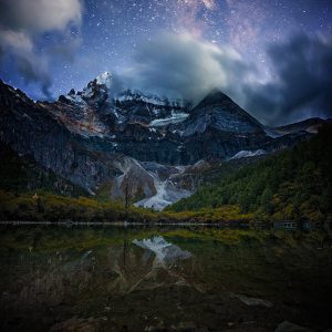 Starry Night of the Sacred Mountain
