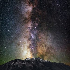 Milky Way Pouring Down Mt. Amidongsuo