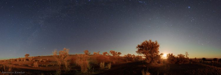 Moonrise Panorama