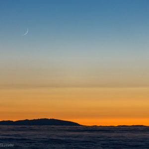 New Crescent Moon in Teide National Park