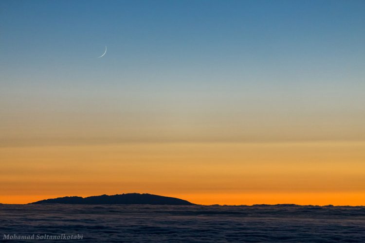 New Crescent Moon in Teide National Park