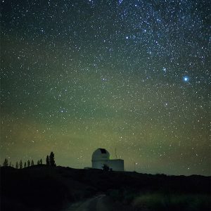 Sky above Jorge Sahade Telescope