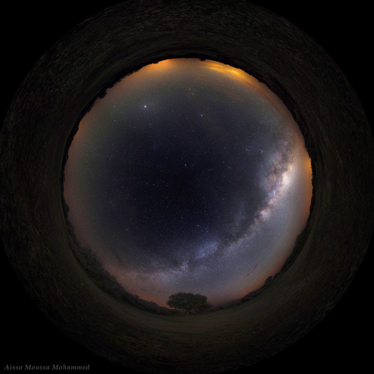 360 Degree of the Night Sky