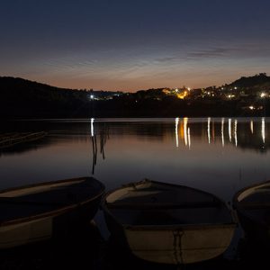 Noctilucent Cloud at Inner Lake of Tihany