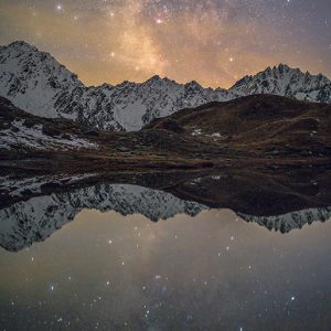 Milky Way Over Swiss Valais
