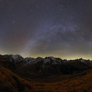 Milky Way and Swiss Valais