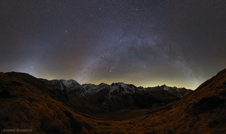Milky Way and Swiss Valais