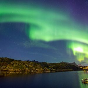 Aurora Borealis and Big Dipper
