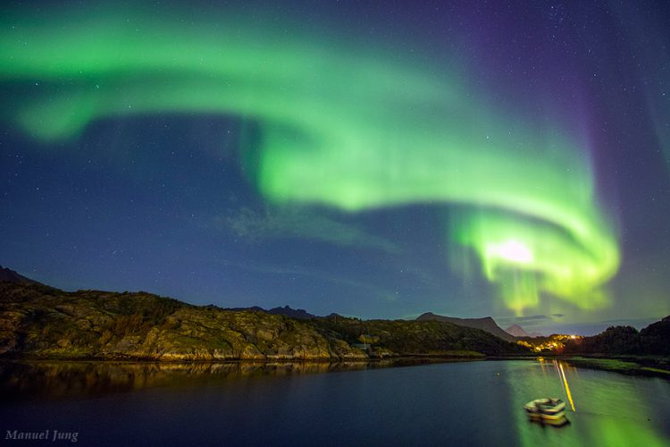 Aurora Borealis and Big Dipper