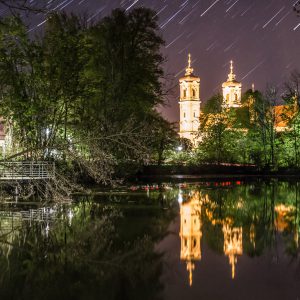 Startrails Over Ottobeuren Abbey