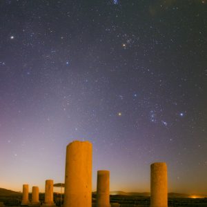 Morning Sky of Pasargadae