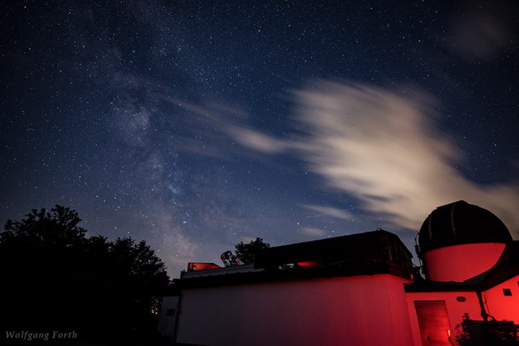 Milky Way Behind the Observatory