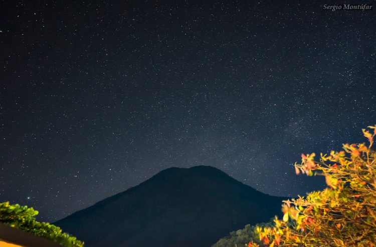 Milky Way Behind San Pedro Volcano
