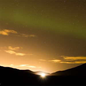 Sunset and Northern Lights?