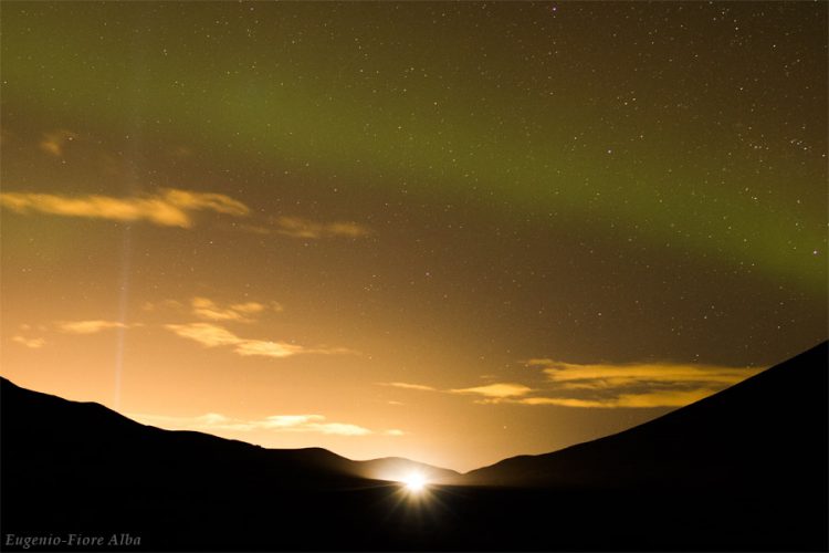 Sunset and Northern Lights?