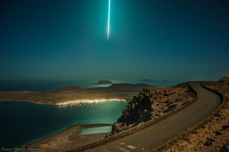 Fireball Over La Graciosa