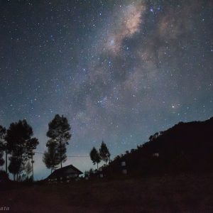 The Galaxy Before Setting Down