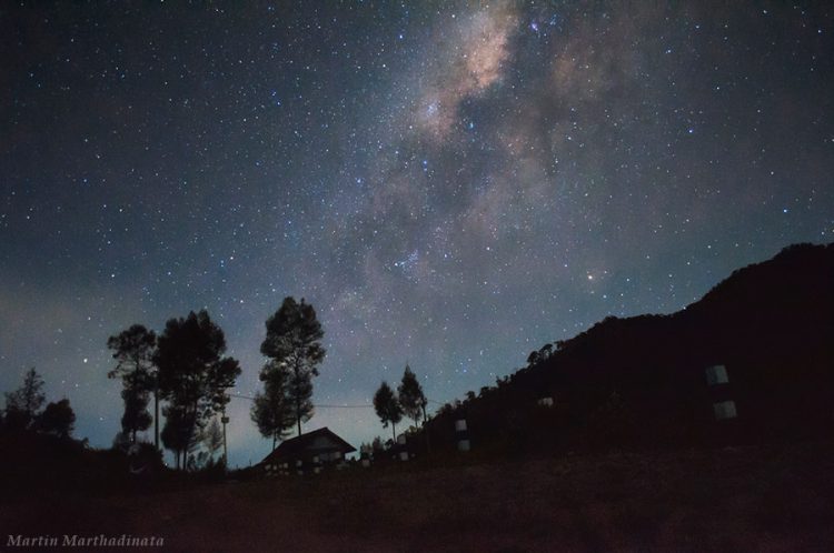 The Galaxy Before Setting Down