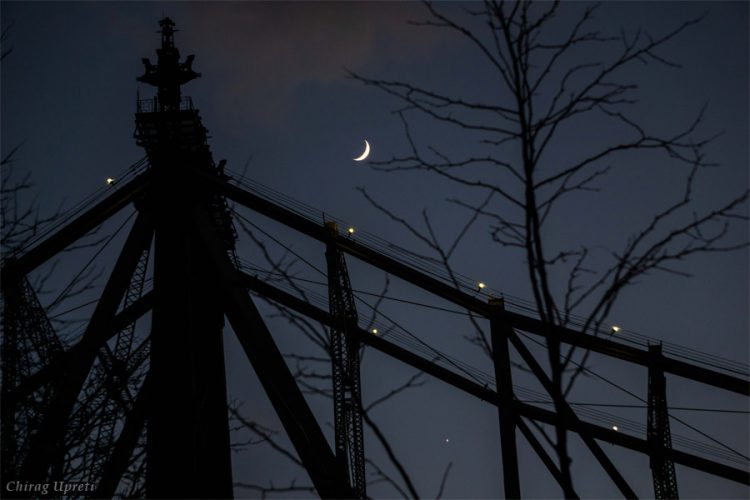 Crescent Moon and Venus