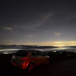 Starry Night Over the Fog