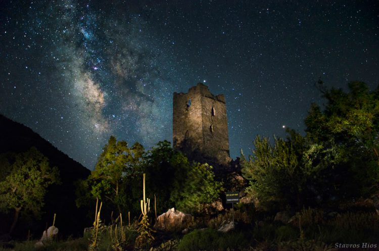 Kitriniari Castle Under the Stars